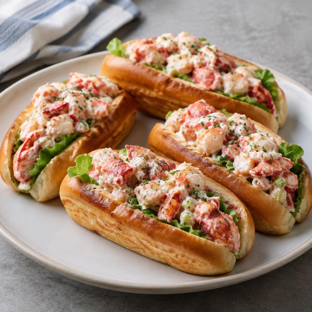 Entree: United States – Maine – Maine lobster roll recipe