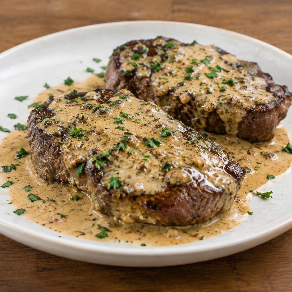Entree: United States – Steak Diane recipe