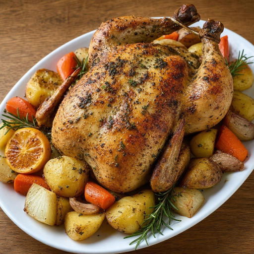 Entree: Canada – Québec – Poulet rôti (roast chicken) recipe